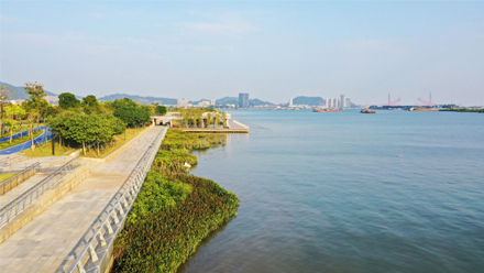 Guangzhou City Nansha District Lingshan Islands Tip Outer River Restoration